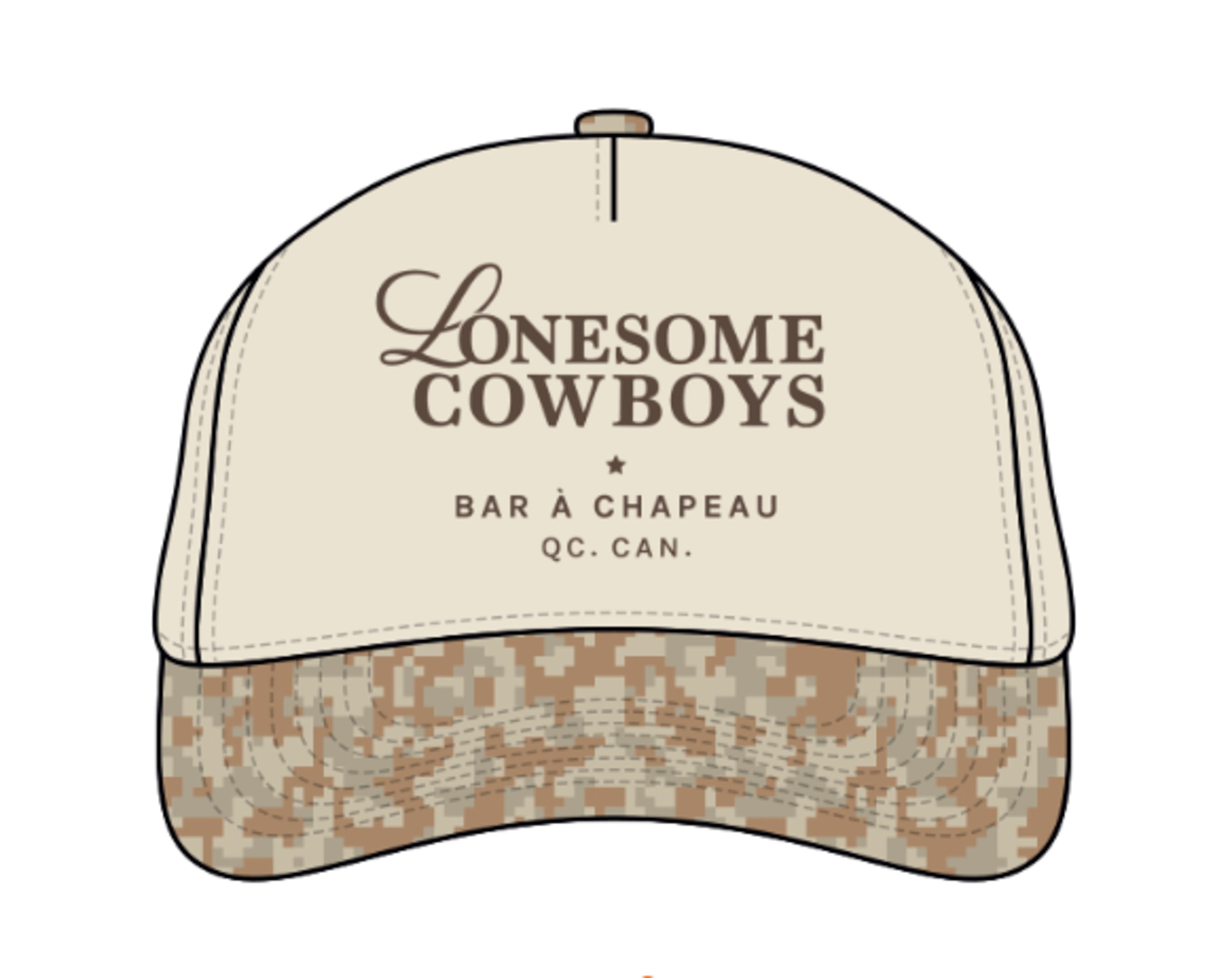 Casquette Camo Sable
