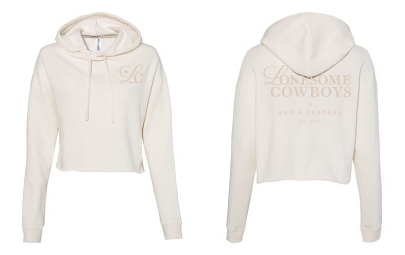 Crop Hoodie Creme