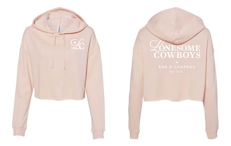 Crop Hoodie Rose
