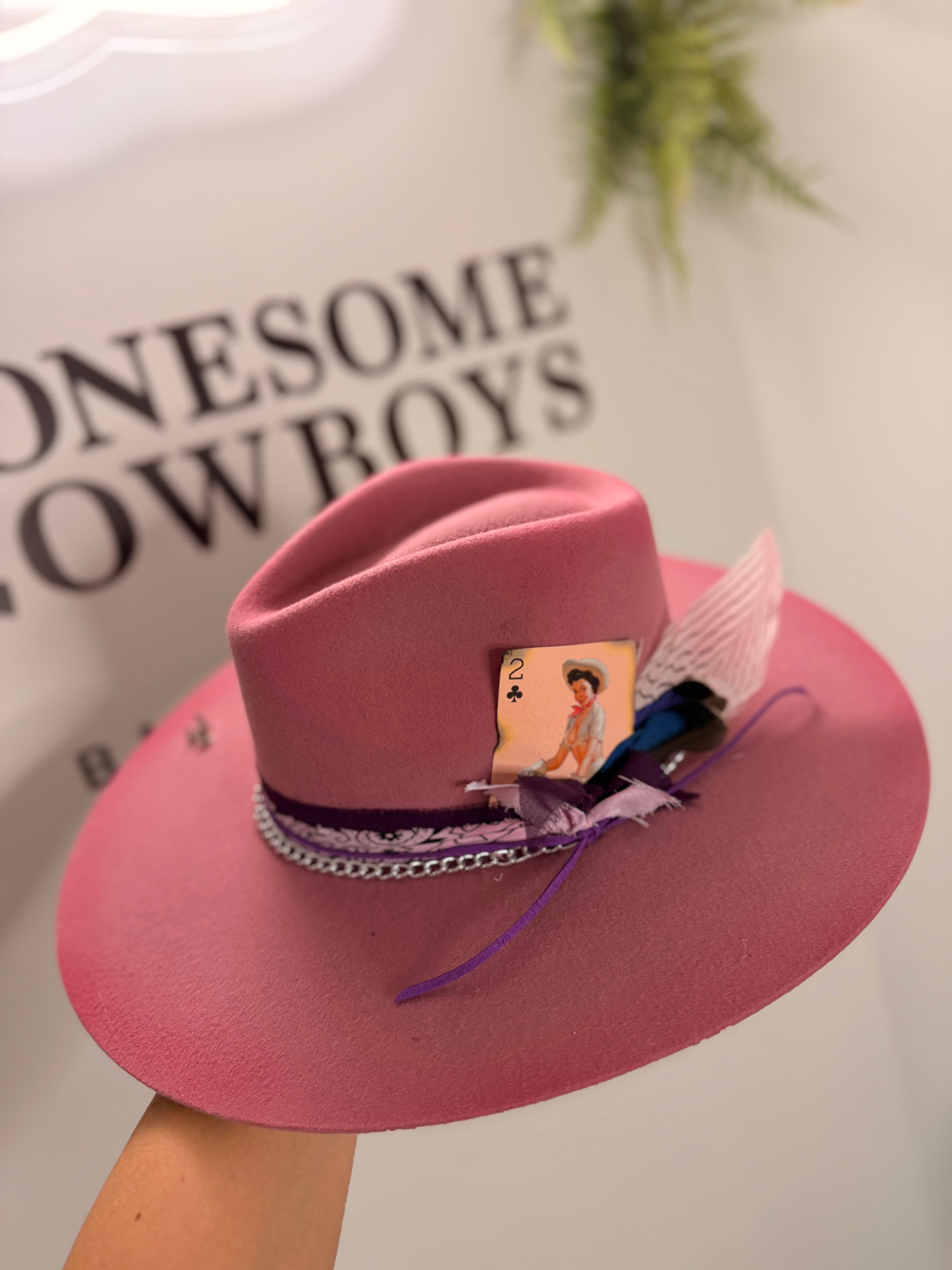 Chapeau Fedora Mauve Small