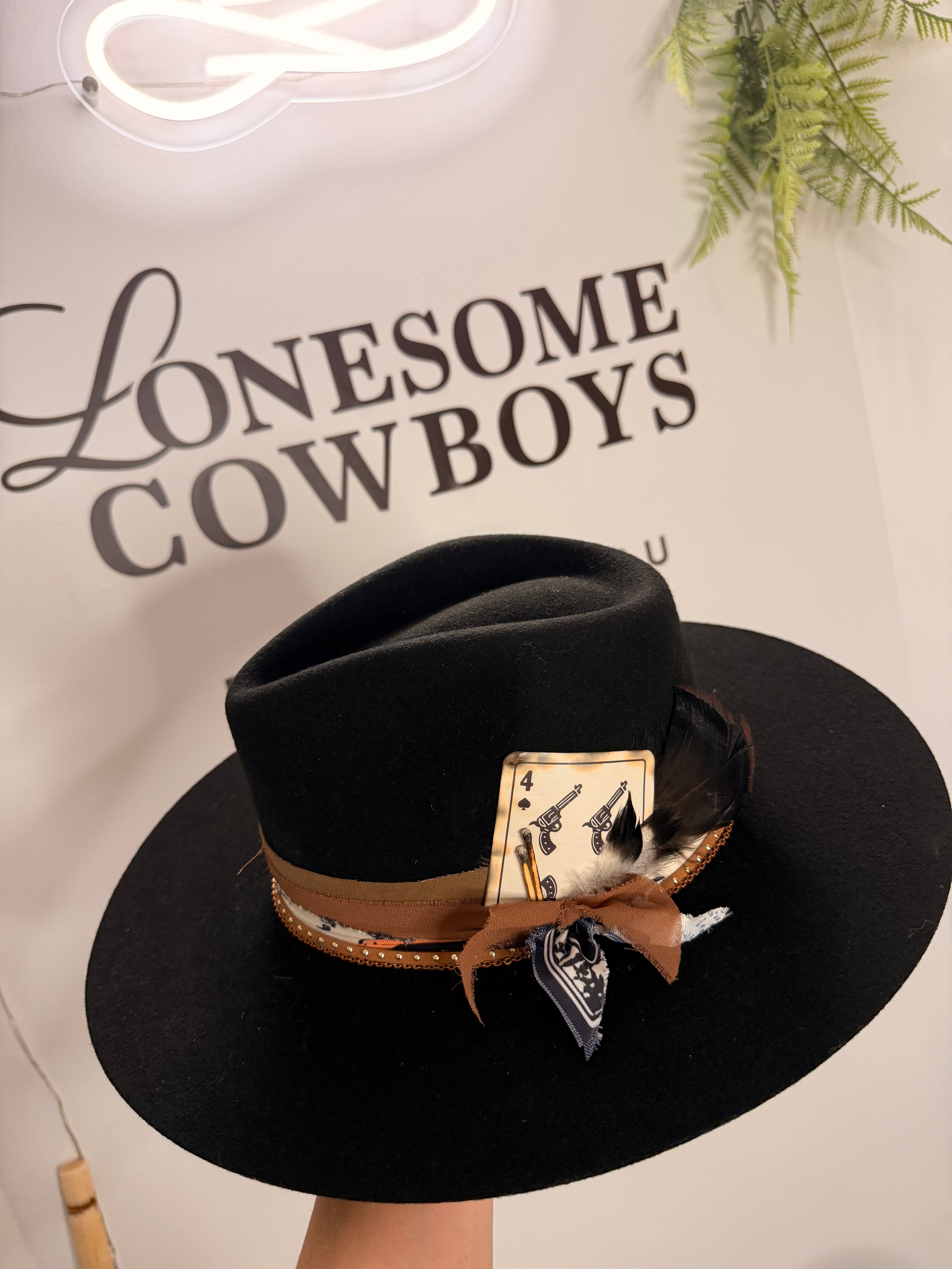 Chapeau Fedora Noir Small (7)