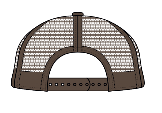 Brown patch cap