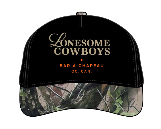 Casquette Noire et Camo