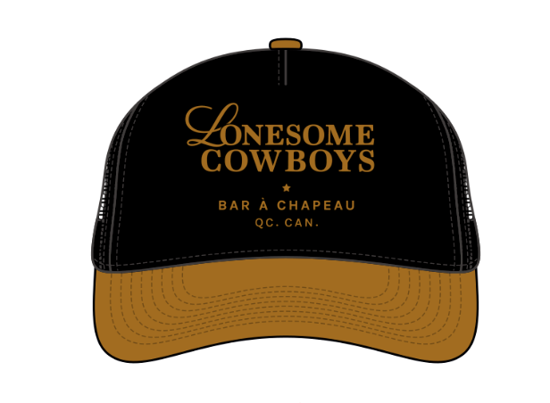 Casquette noir et cognac