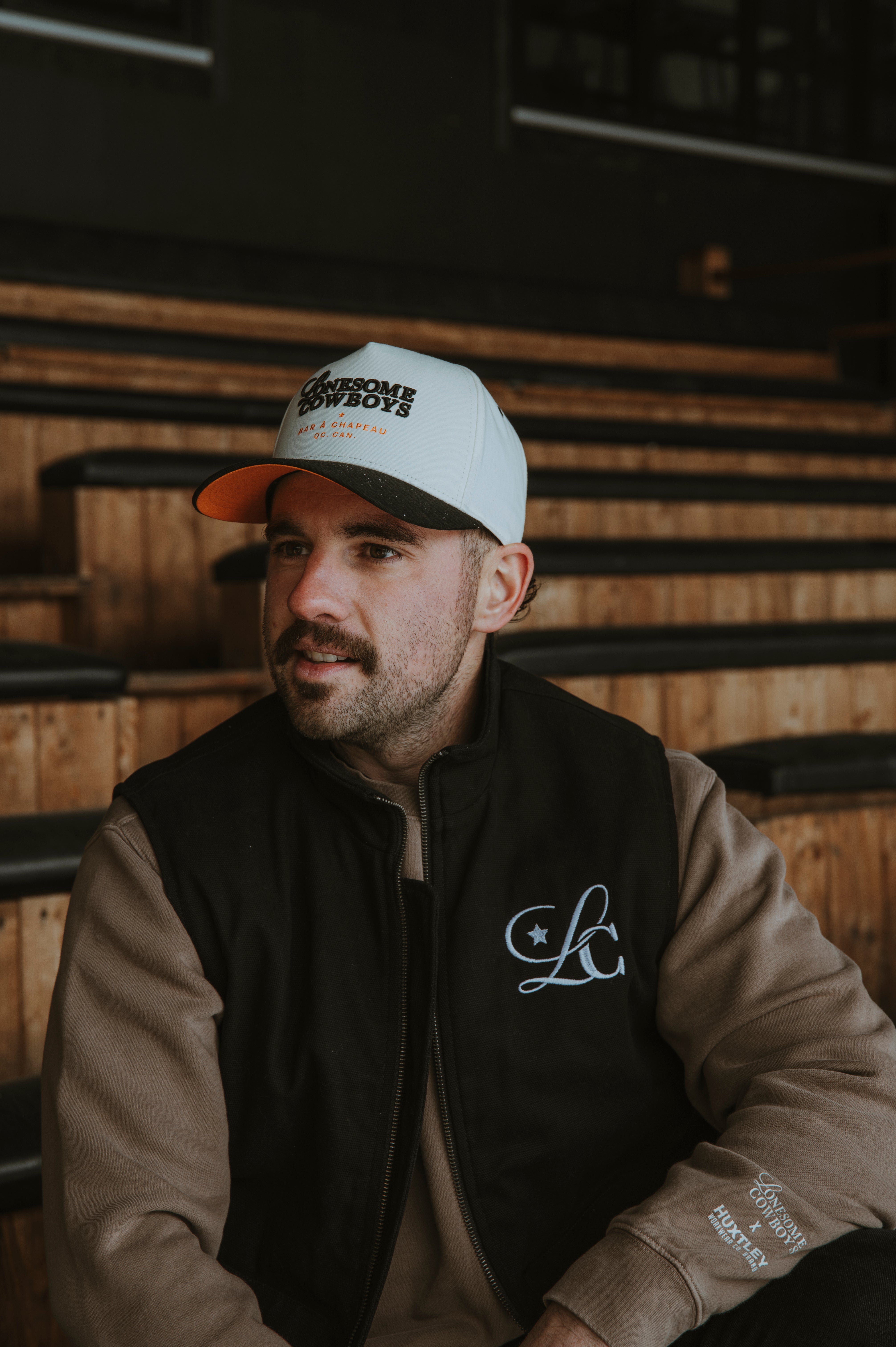 Débardeur Brodé Noir