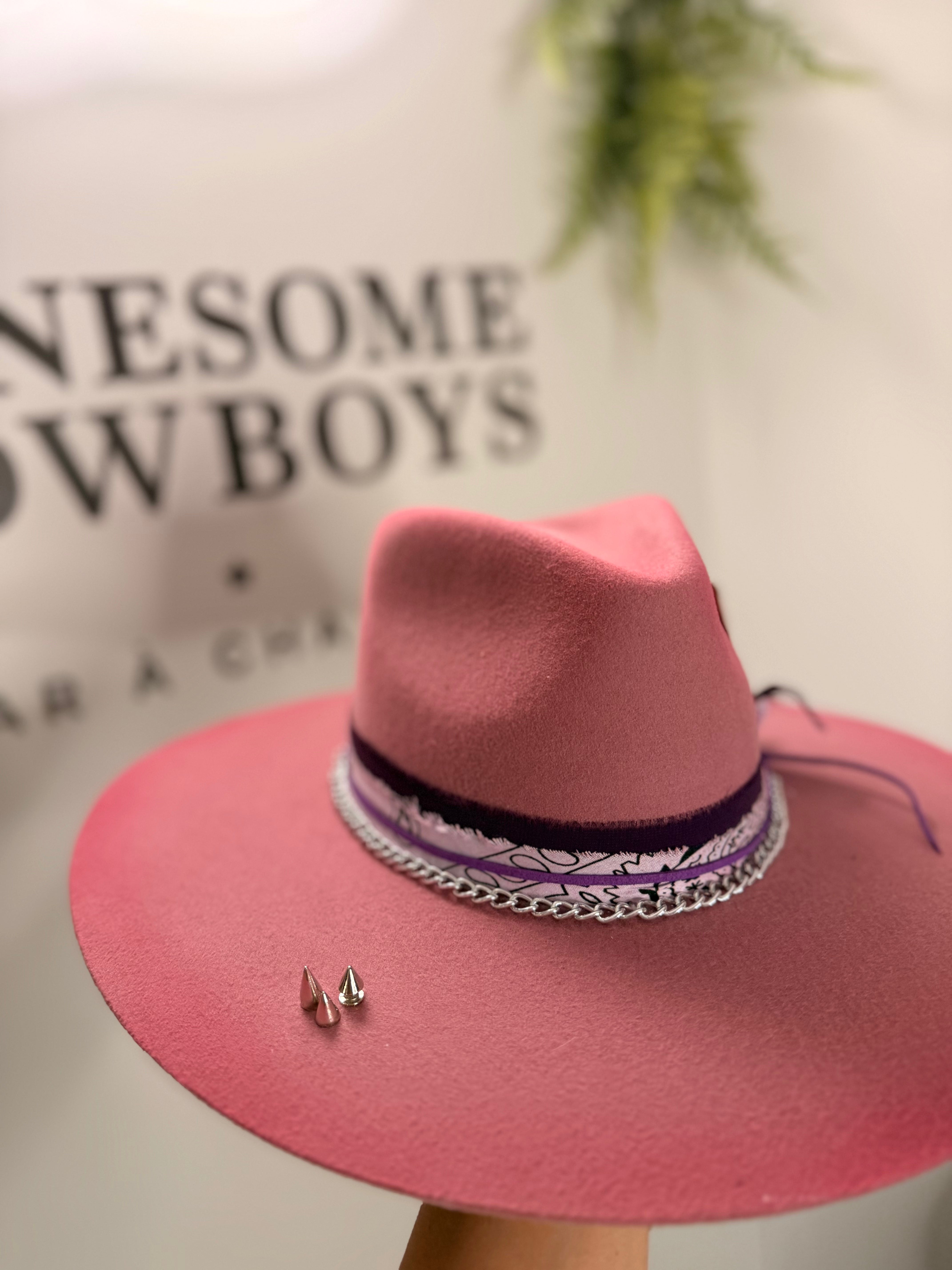 Chapeau Fedora Mauve Small
