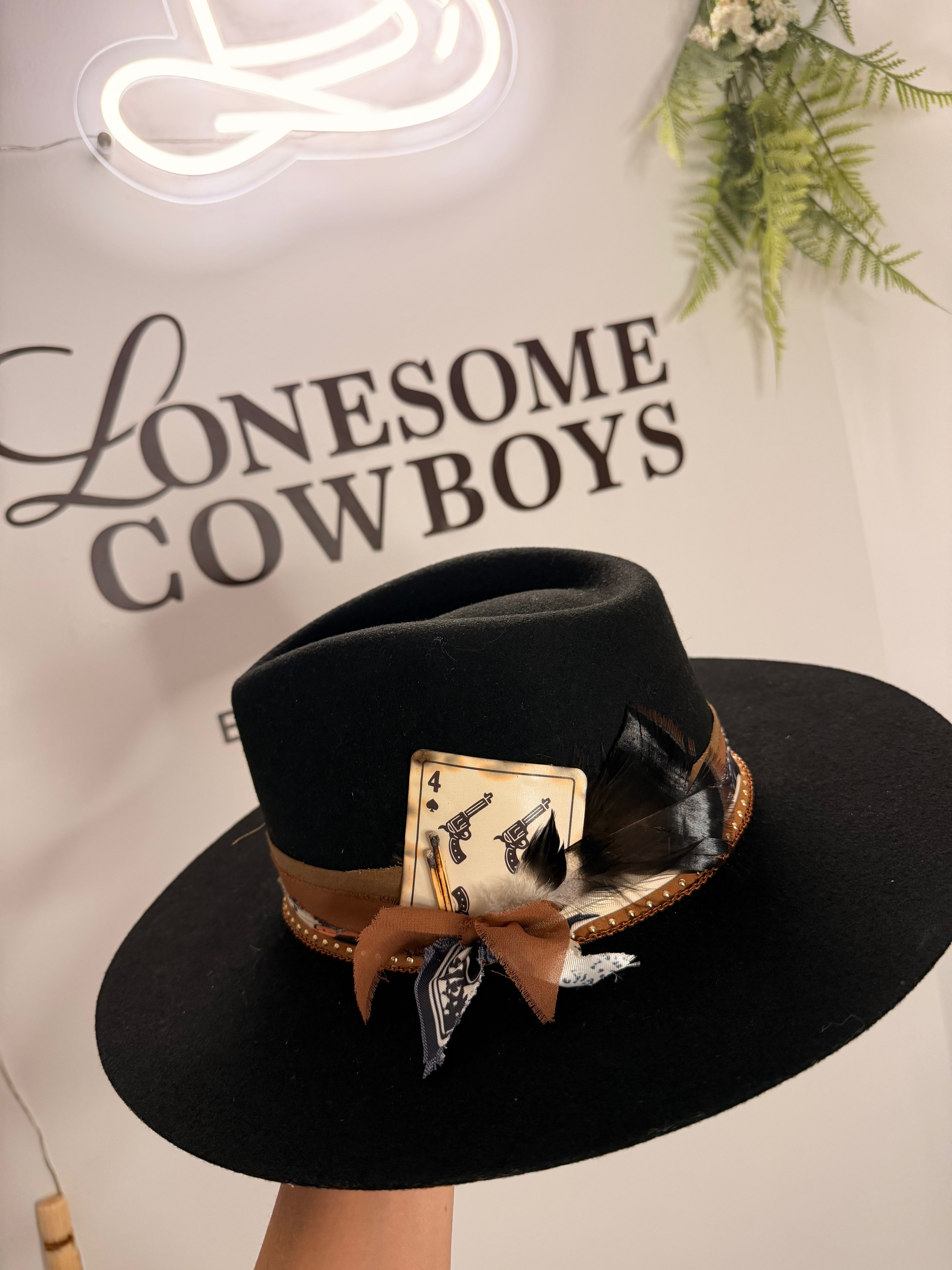 Chapeau Fedora Noir Small (7)