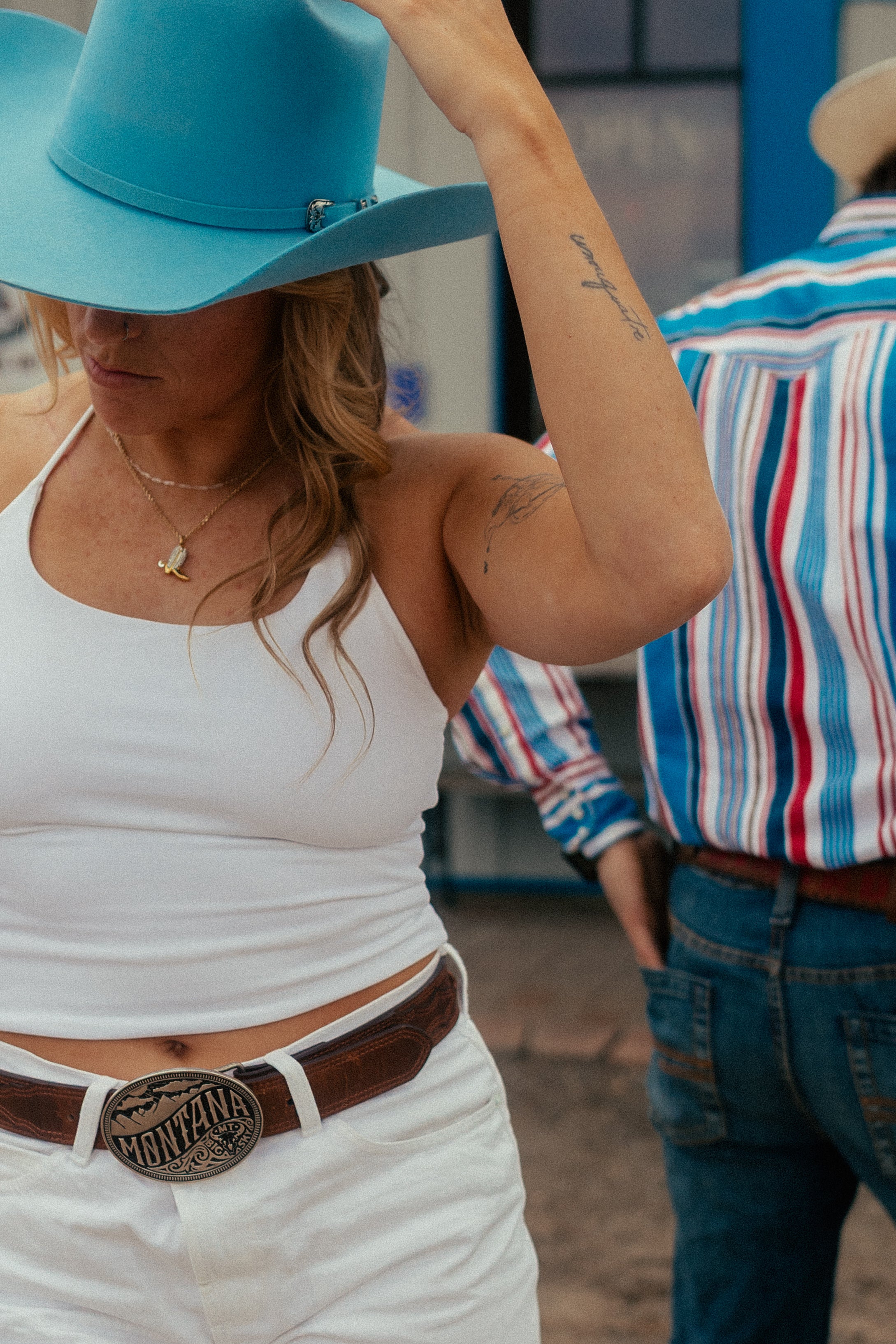 Chapeaux Cowboys Baby Blue Laine 20x (sans personnalisation)